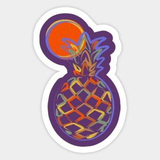 PINEAPPLE IN SUMMER Sticker